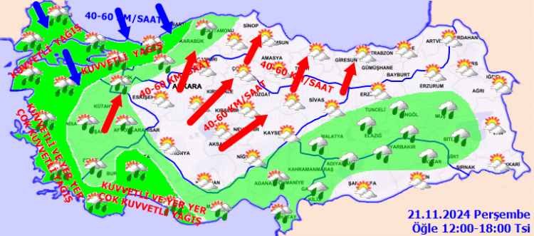 Bugün dışarıya çıkarken dikkat! Yurt geneli 'kuvvetli' uyarı!