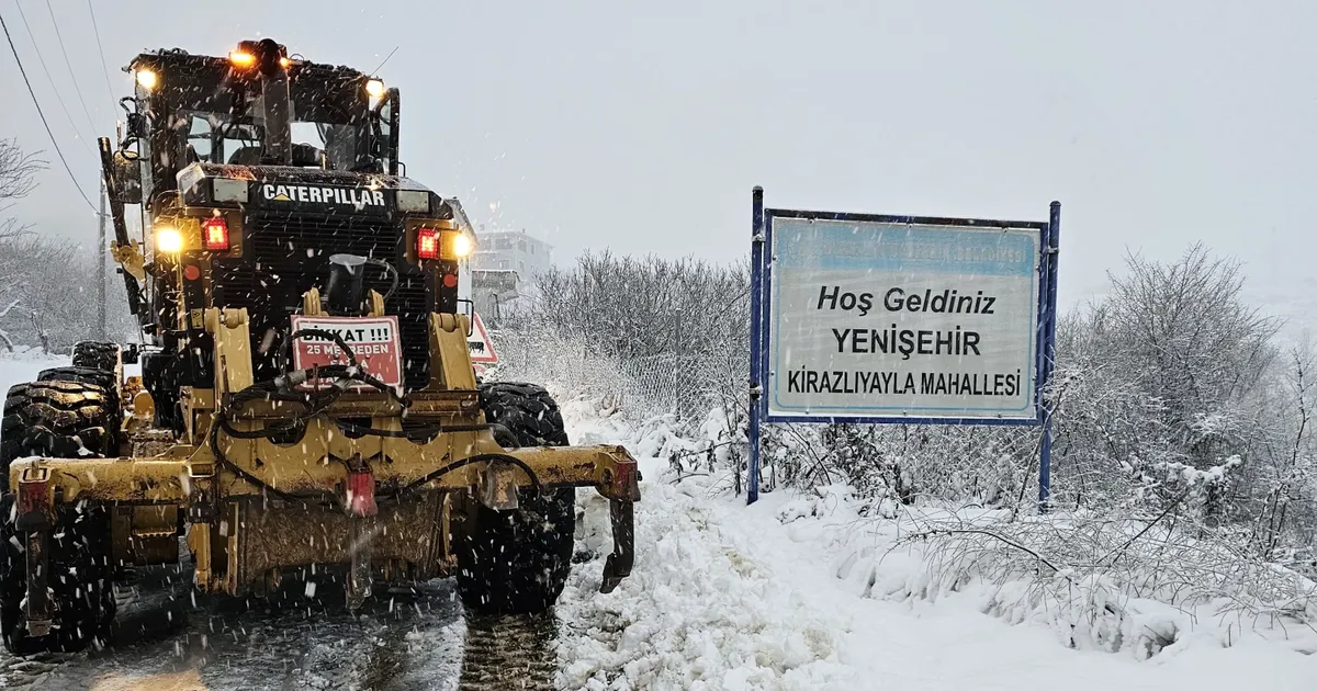 Bursa'da kapalı yol kalmadı