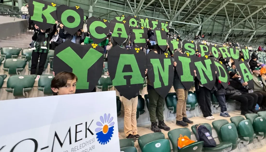 Kocaelispor-Bandırmaspor maçını izleyen KO-MEK