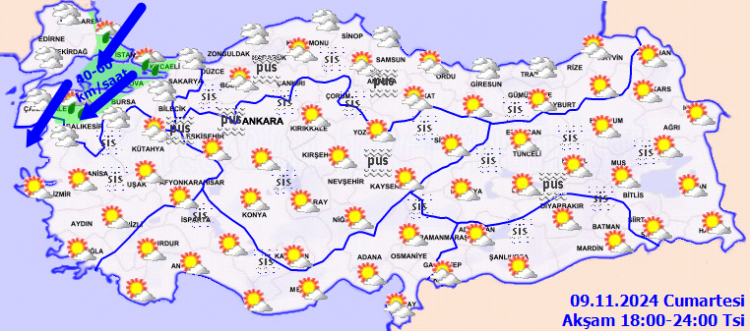 Marmara'da 'kuvvetli' rüzgara dikkat!