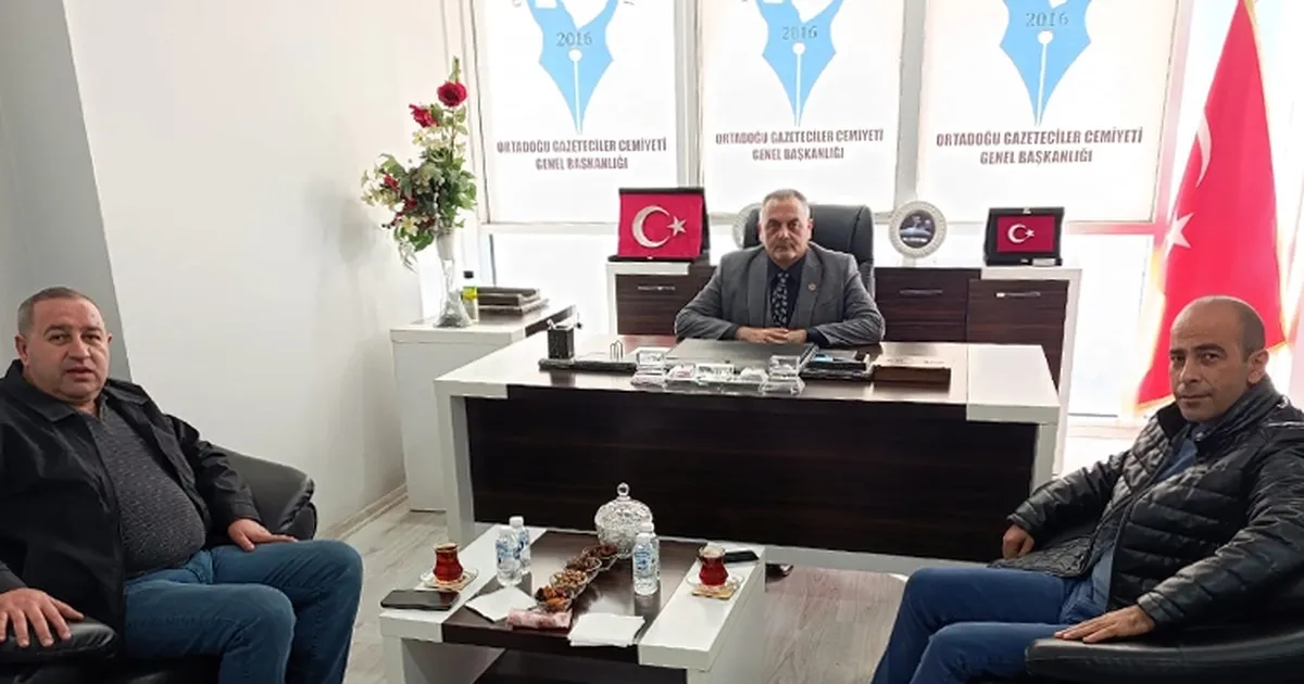 Mesut Demir ve İsrafil Avcı'dan Ağrı'da OGC Genel Başkanı Aydın’a ziyaret