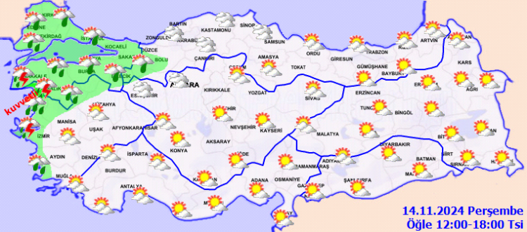 Meteoroloji'den 3 il için kuvvetli yağış uyarısı!