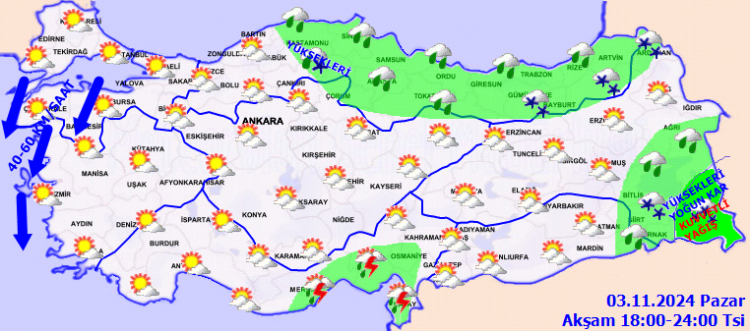 Meteoroloji'den 'kuvvetli' uyarılar! Bugün dışarıya çıkarken dikkat!