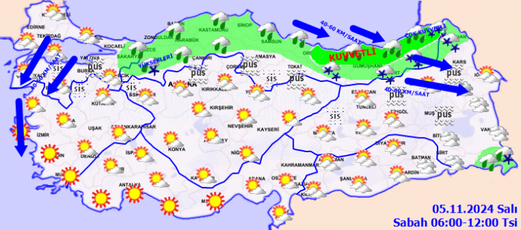 Meteoroloji'den 'kuvvetli yağış' uyarısı!