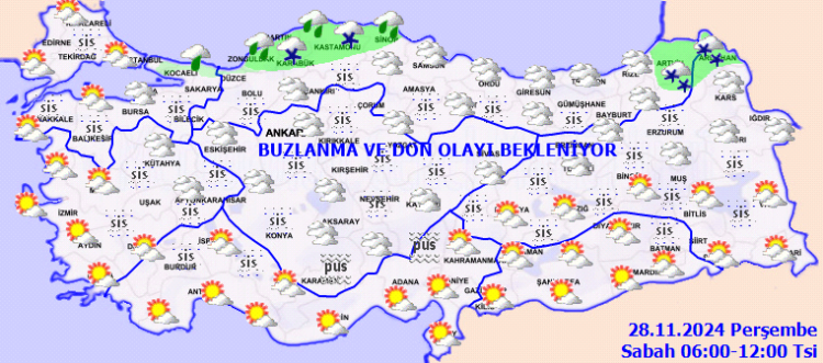 Yurt genelinde bugün hava nasıl olacak?