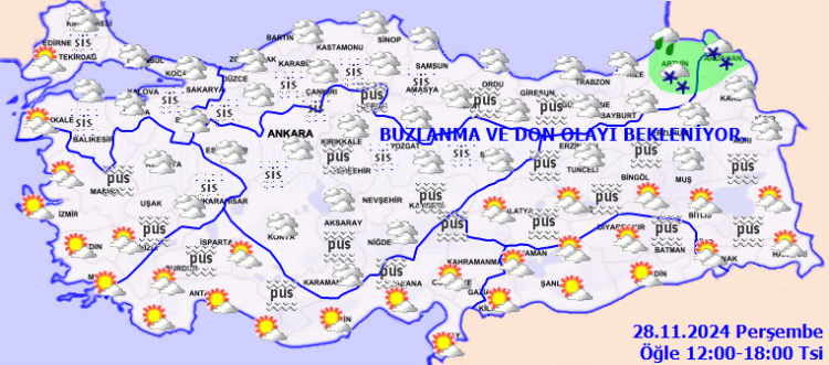 Yurt genelinde bugün hava nasıl olacak?