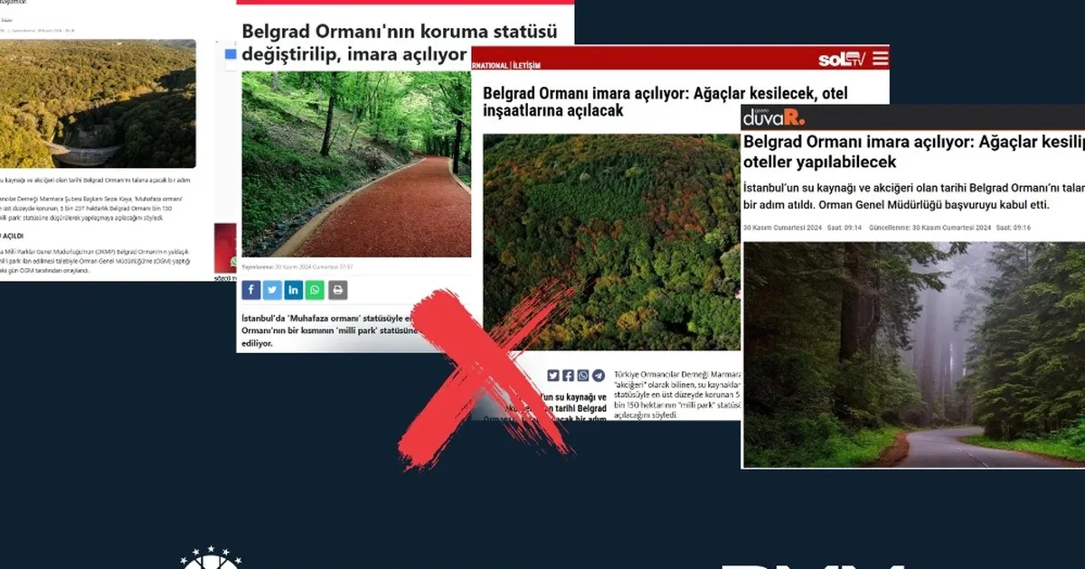 Belgrad Ormanı imara mı açılıyor? O iddialara yanıt geldi