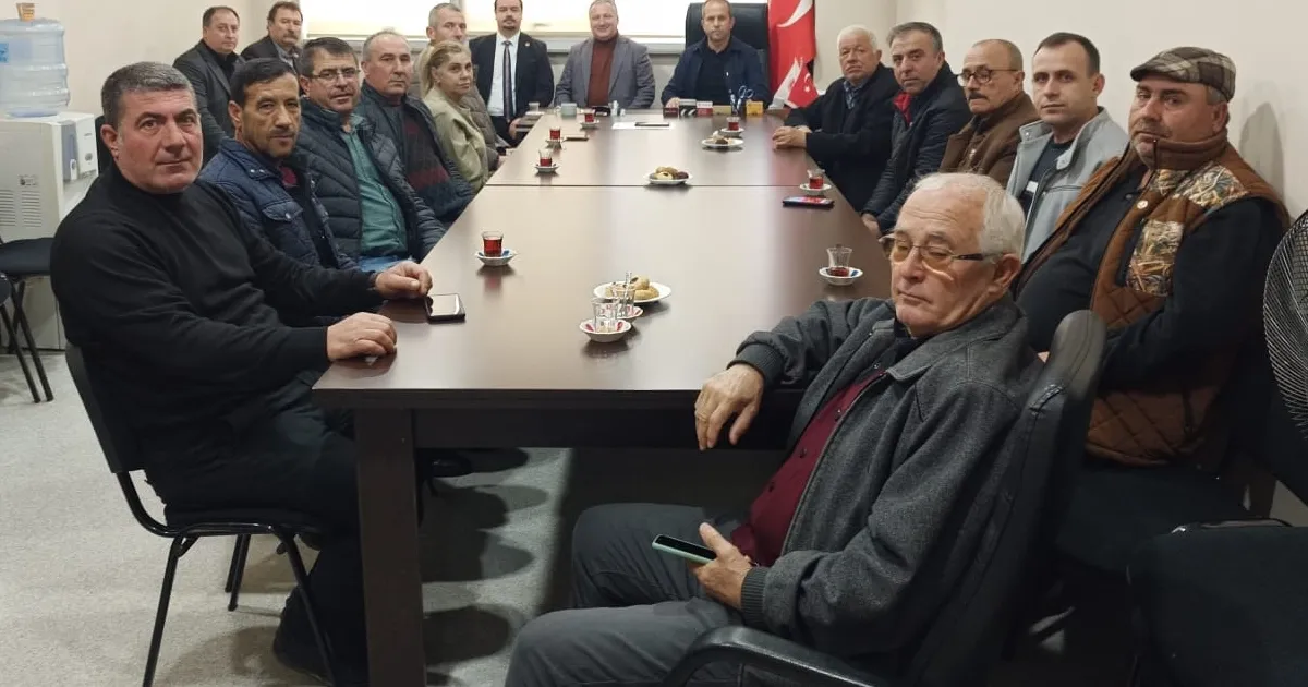 CHP’nin Keşanlı İl Genel Meclis üyelerinden Muhtarlar Derneği’ne ziyaret