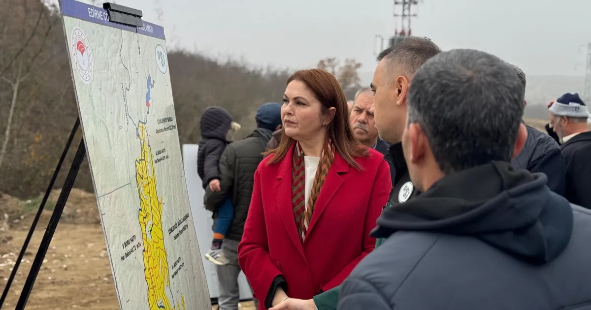 Edirne'de Çömlekköy Barajı’na AK Parti'den yakın mercek