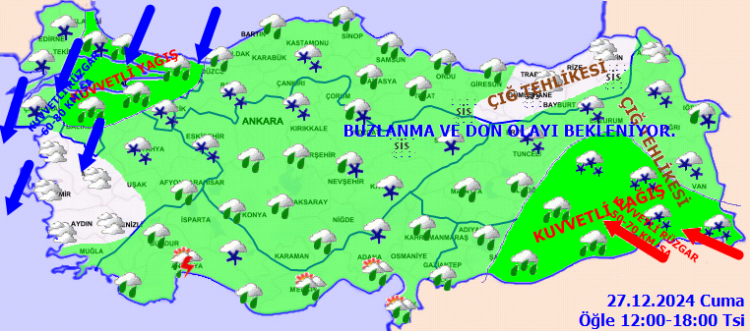 Haftanın son iş gününde hava nasıl olacak? Meteoroloji'den uyarılar bugünde eksik olmadı!