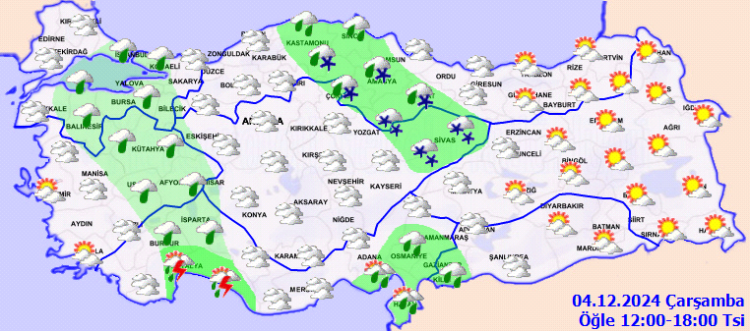 Meteoroloji'den günün raporu geldi! Akdeniz'de fırtına...