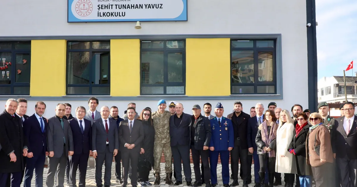 Mudanyalı şehit Tunahan Yavuz'a çifte vefa