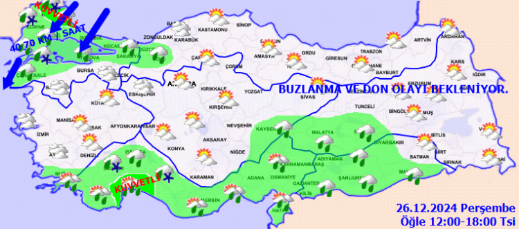 Türkiye genelinde bugün hava nasıl olacak?