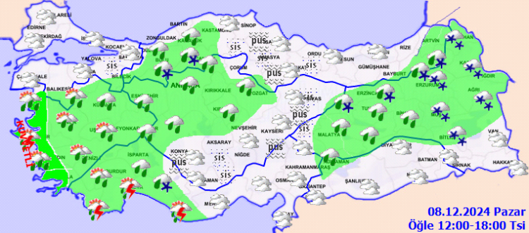 Türkiye'de Pazar havası!