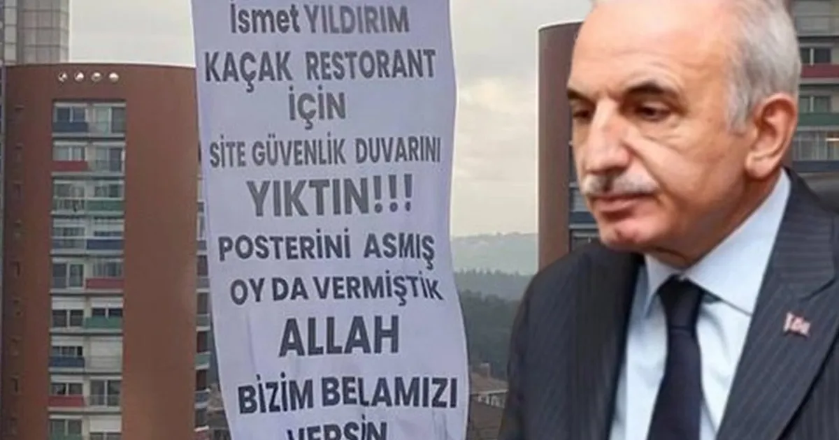 Ümraniye’de pankart krizi! Site Yönetimi, Belediye ve Restoran karşı karşıya…