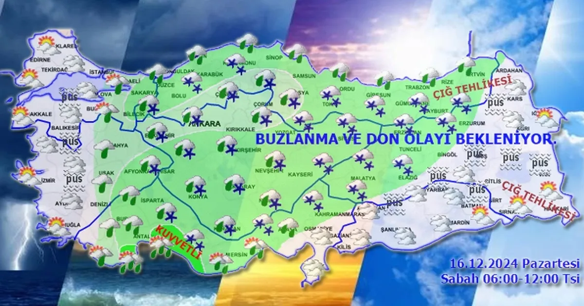 Yeni haftanın ilk gününde yurtta hava nasıl olacak?
