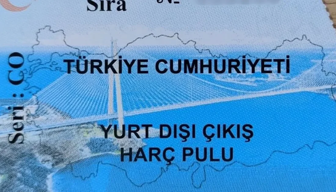 Yurt dışına çıkış harcının