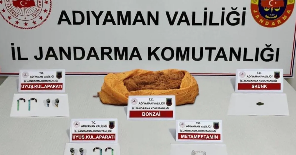 Adıyaman’da uyuşturucu operasyonu: 9 gözaltı