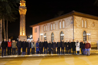 Bilecik'te tarihi camii 2 yıl sonra yeniden ibadete açıldı