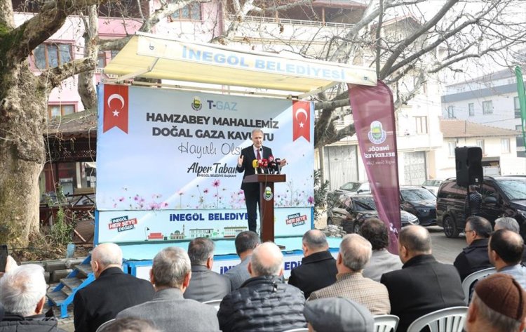 Bursa İnegöl’de 3 mahalle doğal gaza kavuştu