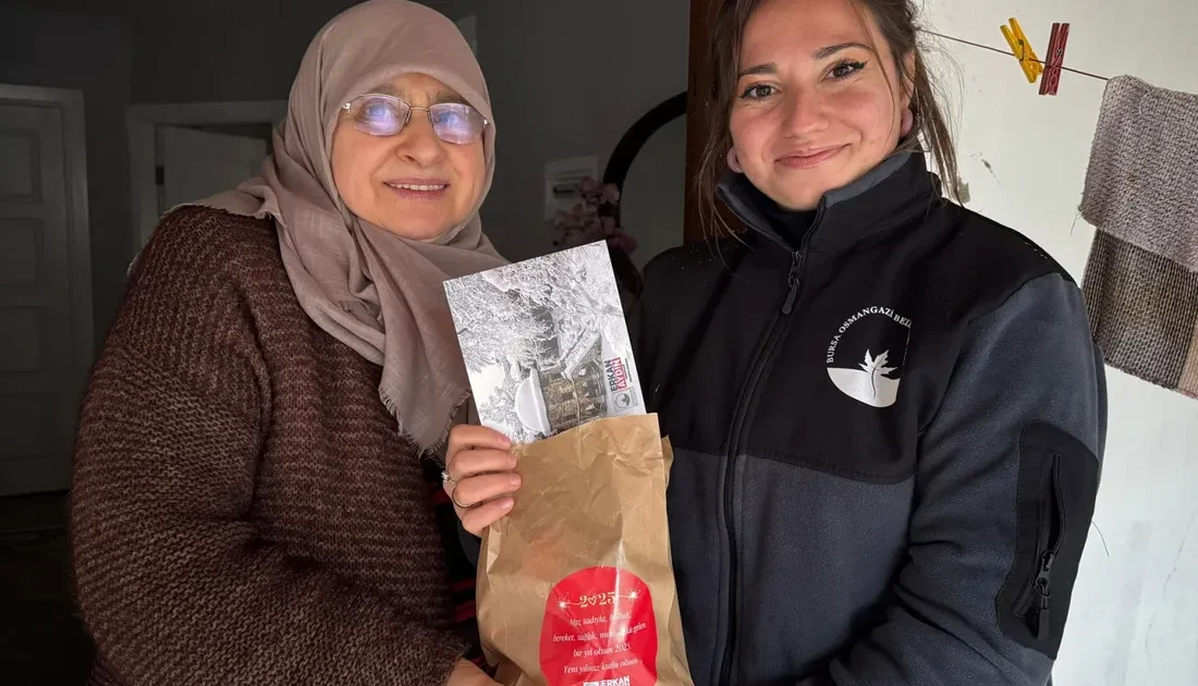 Bursa'da Osmangazi Belediyesi, yılbaşını