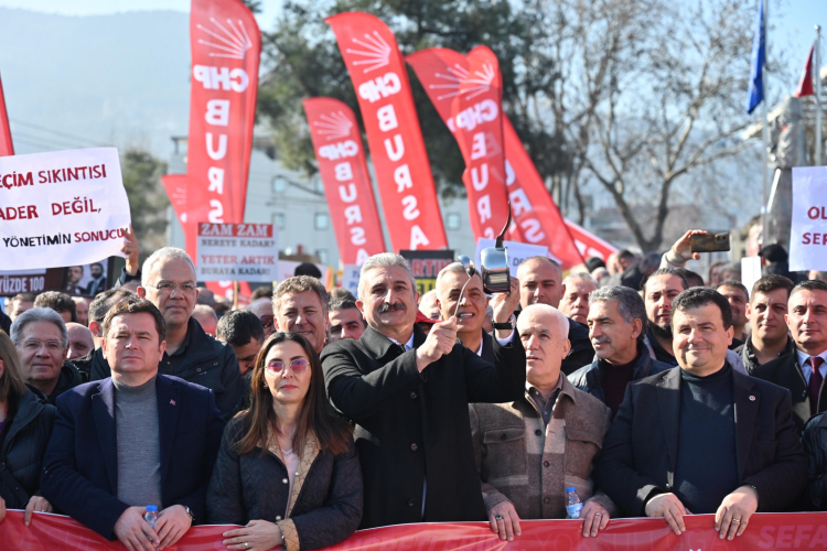 Bursa'dan adaletsizliğe yürüdüler