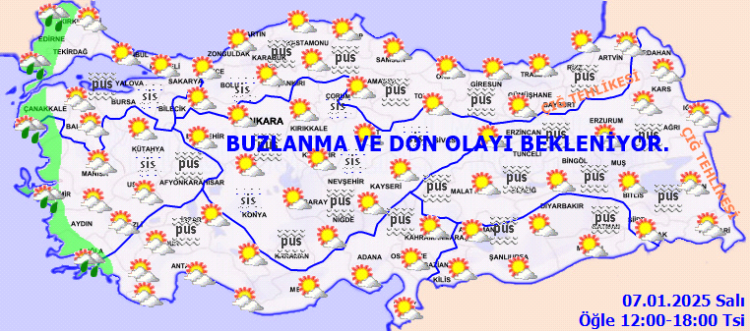 Buzlanma, don ve sise dikkat!