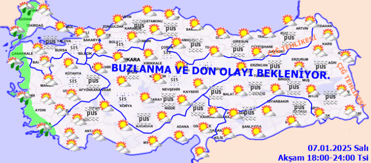 Buzlanma, don ve sise dikkat!