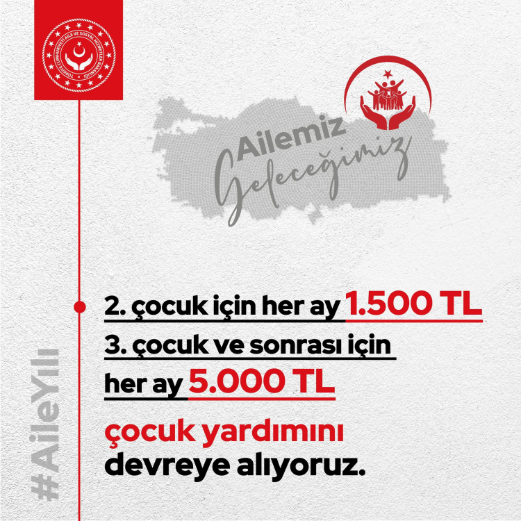 Çocuk yardımları devreye alınıyor