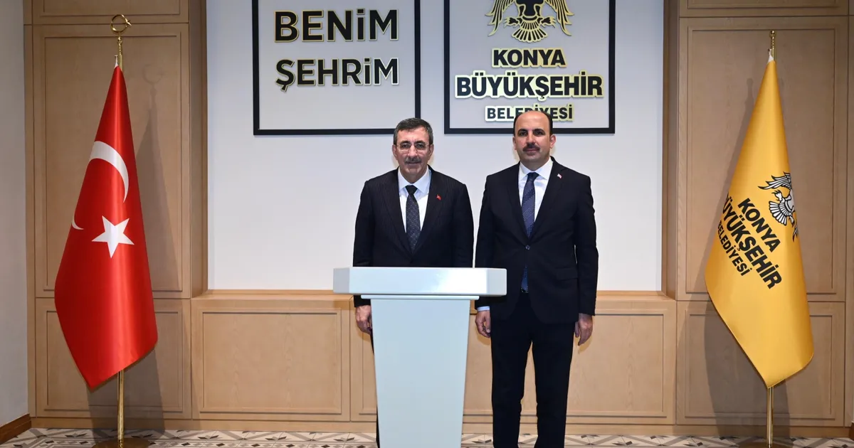 Cumhurbaşkanı yardımcısı Cevdet Yılmaz Başkan Altay’ı ziyaret etti