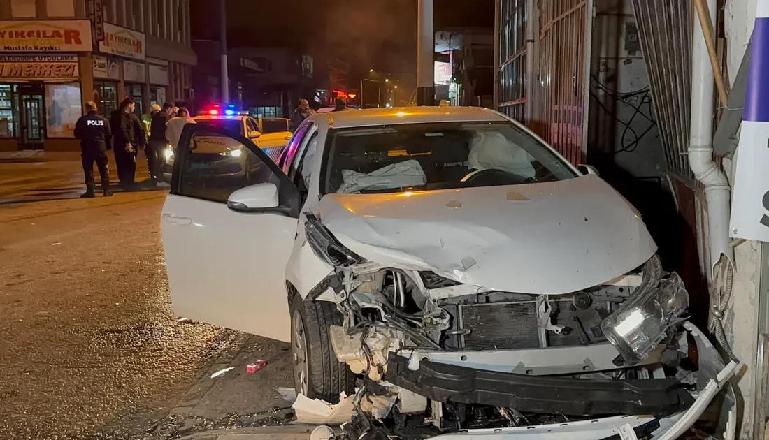 Düzce'de eski sanayi içinde