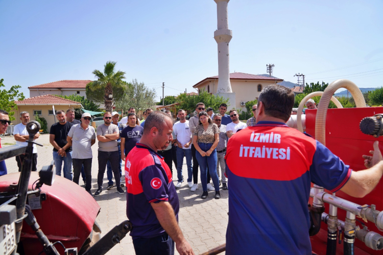 İzmir Büyükşehir'den yangın güvenliğine sıkı denetim