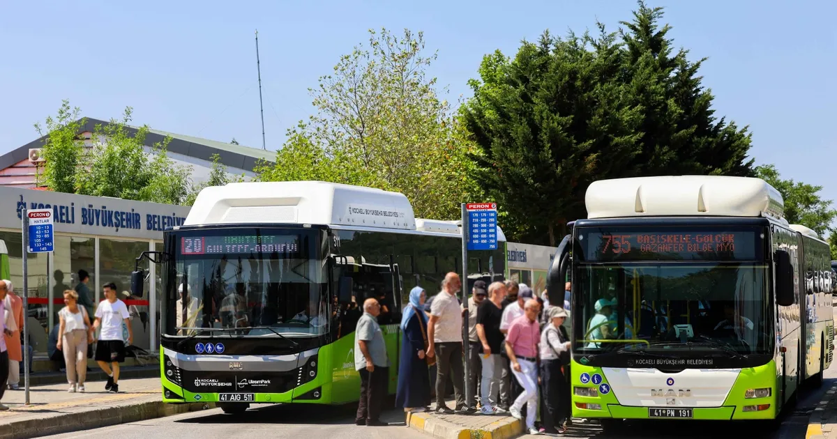 Kocaeli'nin otobüsleri 51 milyon yolcu taşıdı