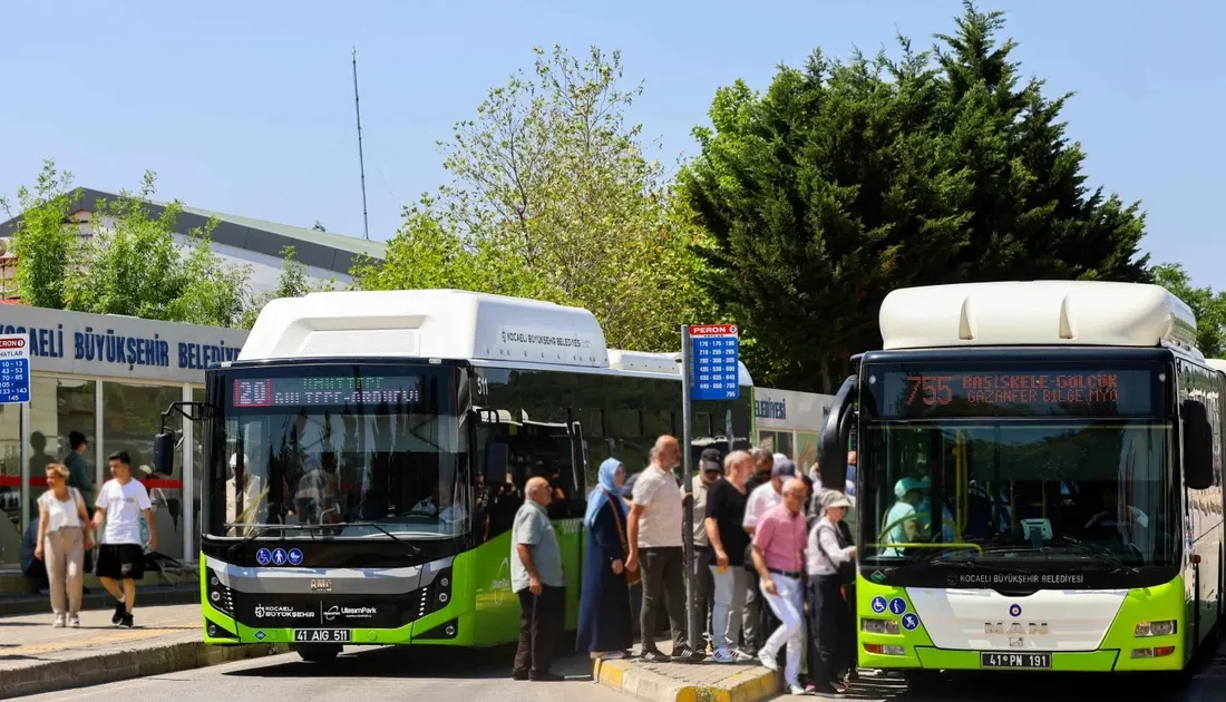 Kocaeli Büyükşehir Belediyesi'nin otobüsleri