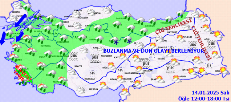 Meteoroloji uyardı! Dışarıya çıkarken dikkat!