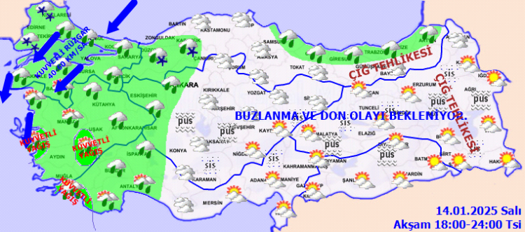 Meteoroloji uyardı! Dışarıya çıkarken dikkat!