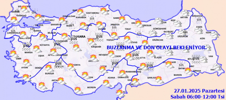 Meteoroloji'den don ve çığ uyarısı!