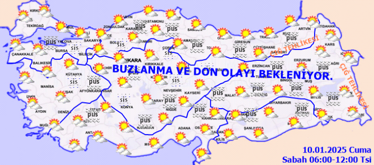 Meteoroloji'den yurtta hava raporu