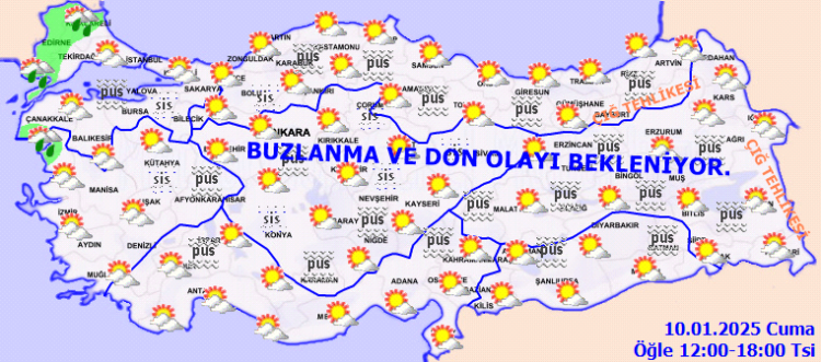 Meteoroloji'den yurtta hava raporu