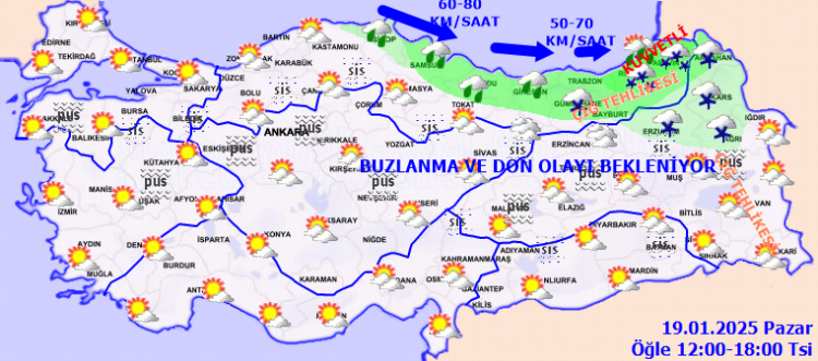 Rize ve Artvin kıyılarına 'kuvvetli' uyarı!