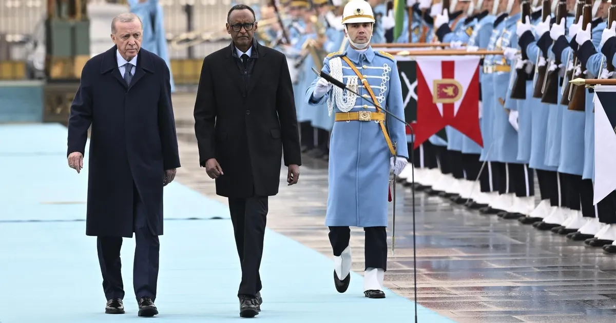 Ruanda Cumhurbaşkanı Paul Kagame Ankara’da