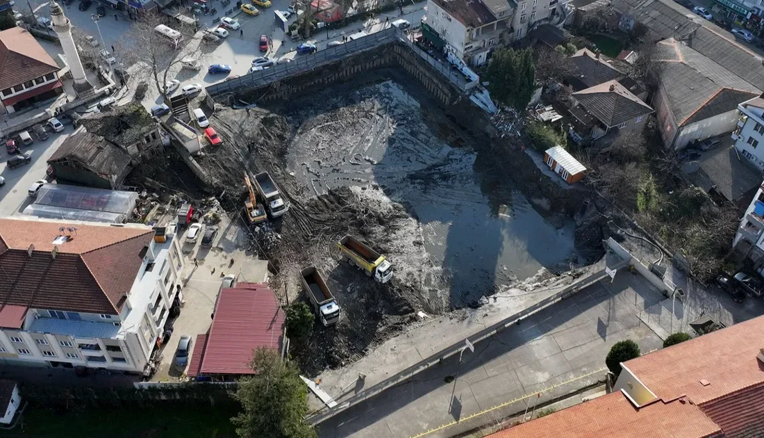 Sakarya'da Sapanca meydan projesinde