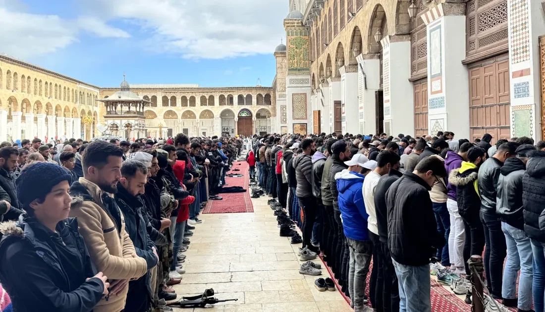 Suriye’nin başkenti Şam'da, Esed