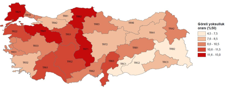 Türkiye'nin en yoksul şehirleri belli oldu