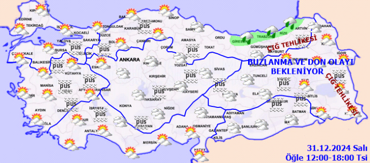 Yılın son hava raporu!