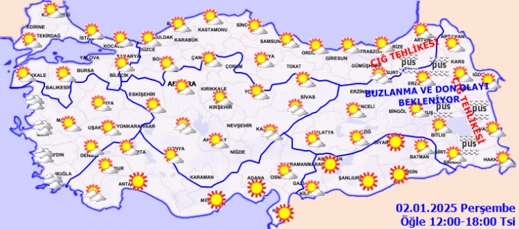 Yurt genelinde bugün hava nasıl olacak?