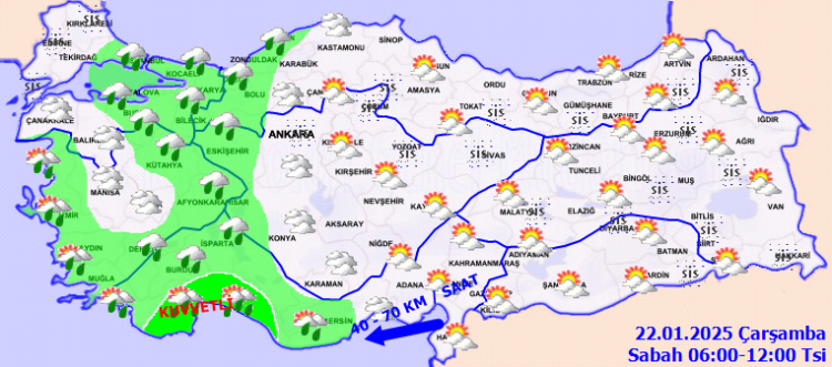 Yurtta bugün hava nasıl olacak?