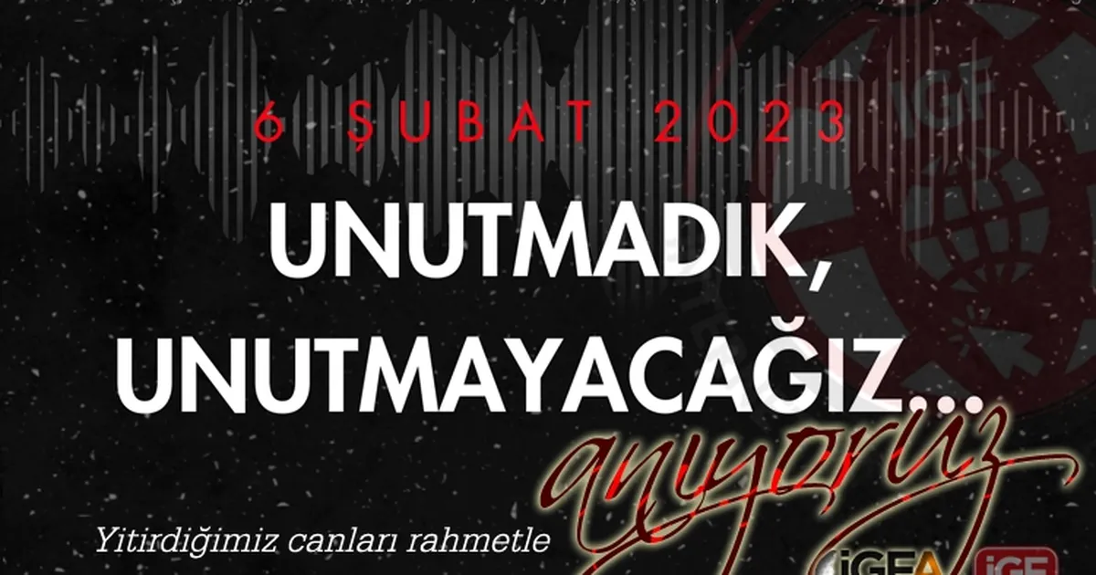 6 Şubat'ı unutmadık, unutmayacağız! Yitirdiğimiz canları rahmetle anıyoruz