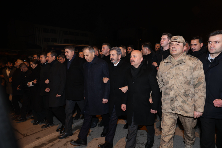 Adıyaman'da sessiz yürüyüş