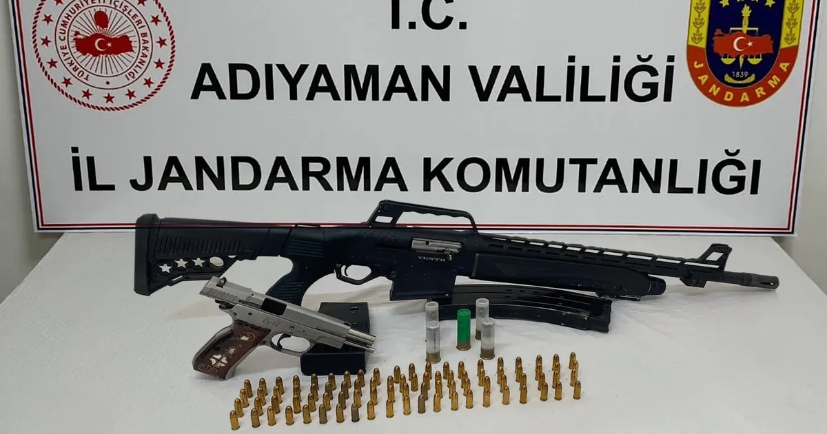 Adıyaman’da silah ve mühimmat operasyonu